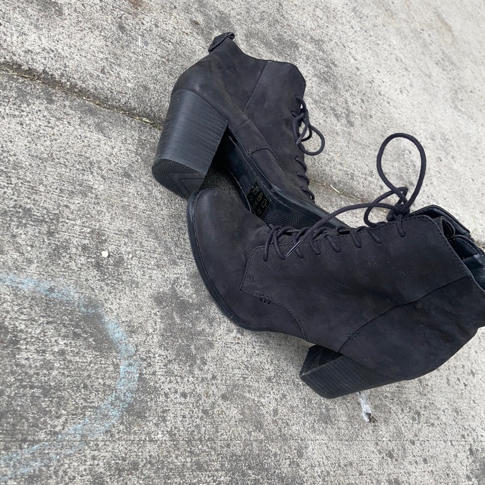 Aldo lace heeled boots
